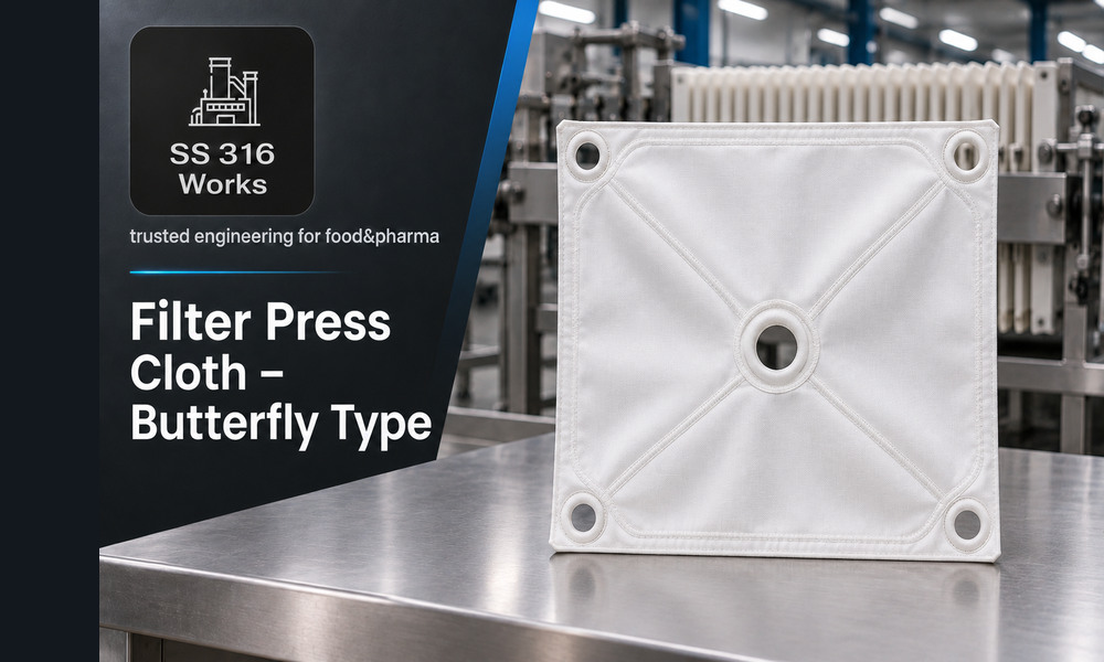 Filter Press Cloth – Butterfly Type Supplier in India
