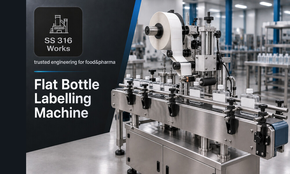 Flat Bottle Labelling Machine Supplier in India