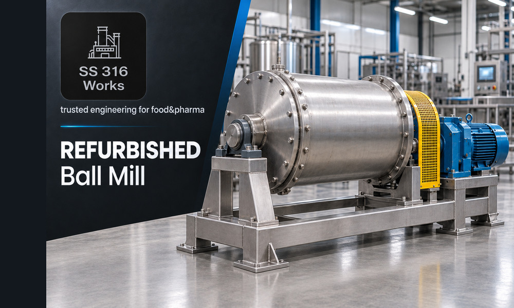 Refurbished Ball Mill Supplier in India