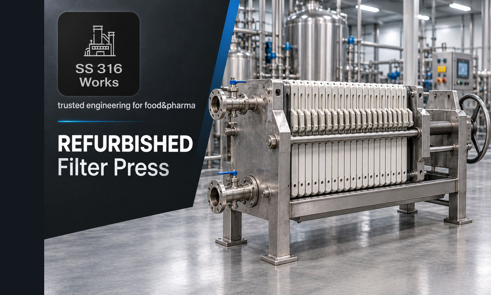Refurbished Filter Press Supplier in India
