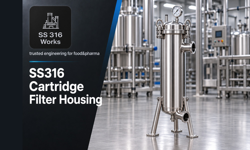 SS316 Cartridge Filter Housing Supplier in India