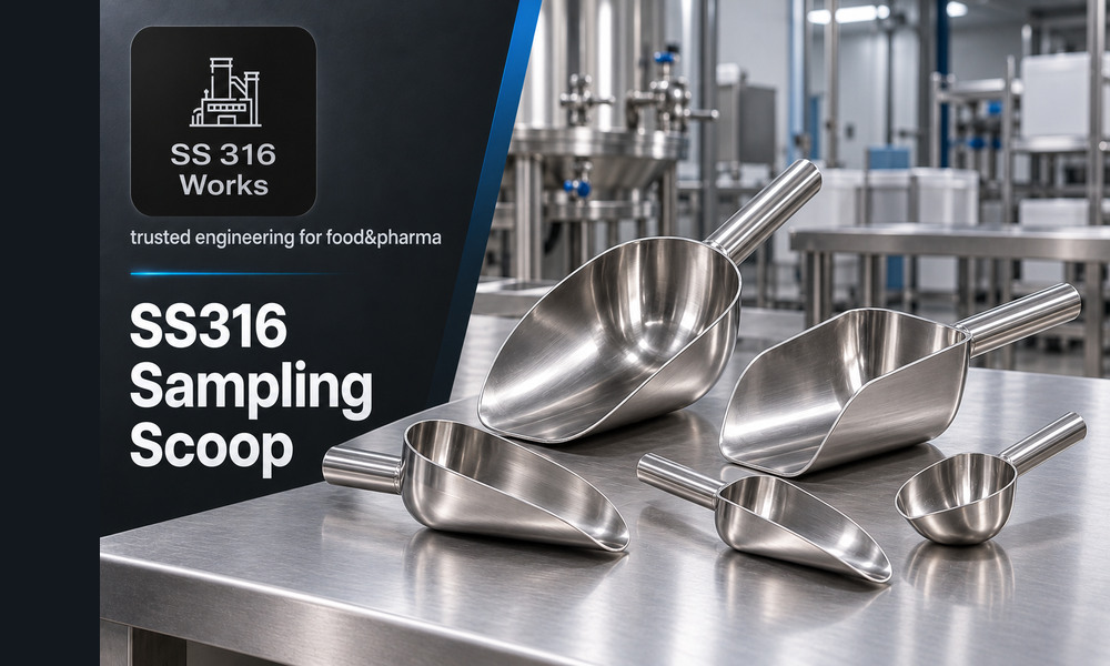 SS316 Sampling Scoop Supplier in India