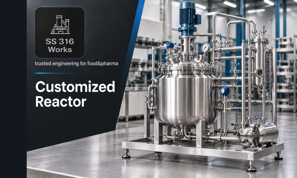 SS316 Customized Reactor Manufacturer in India