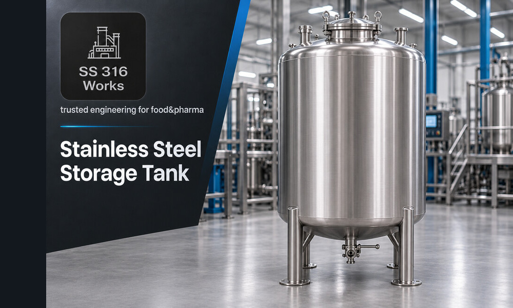 SS316/SS304 Storage Tank Manufacturer in India