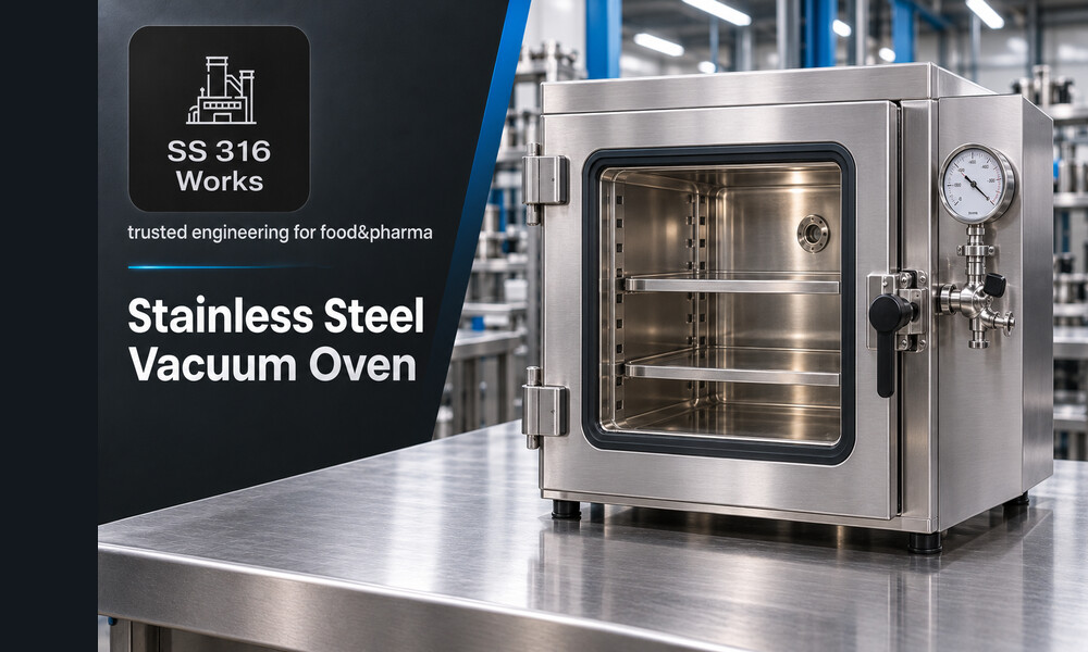 SS316 Vacuum Oven Manufacturer in India – Laboratory Drying Equipment