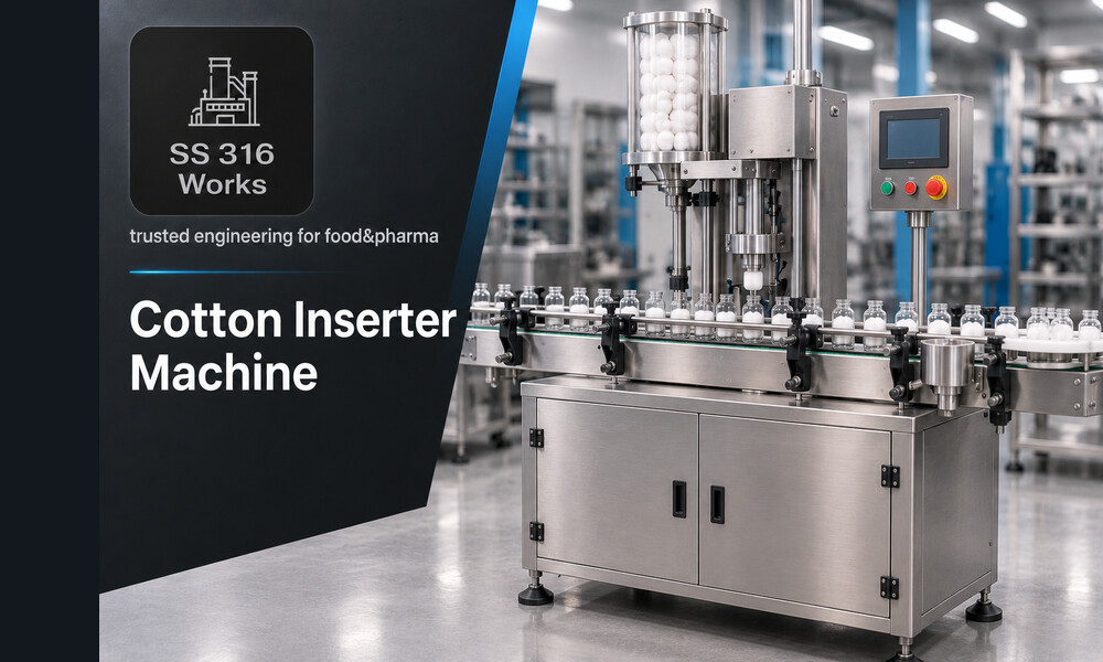 Cotton Inserter Machine Supplier in India – Pharma Packaging Equipment