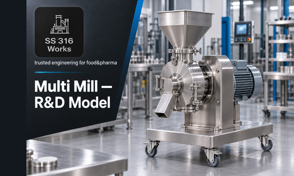 Multi Mill GMP R&D Model Manufacturer in India