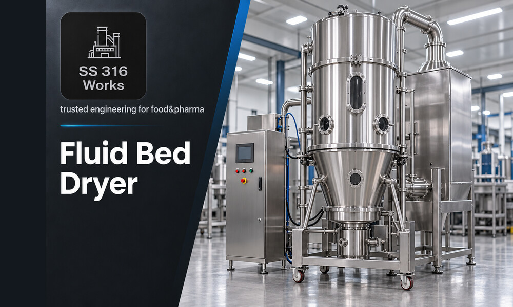 Fluid Bed Dryer FBD Supplier in India – Pharma Drying Equipment
