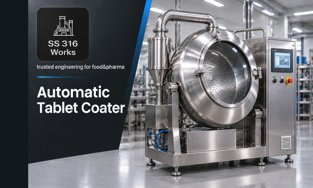 Auto Coater Machine Supplier in India – Tablet Coating Equipment